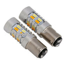 2 x WHITE 1157 5W BAY15D 5630 20smd CAR STOP TAIL BRAKE LED BULBS LAMP LIGHT
