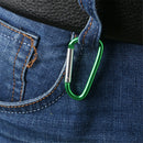 5Pcs Useful Aluminum Carabiner D-Ring Key Chain Clip Snap Hook Camping Keyring T