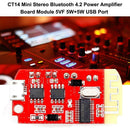 CT14 Micro Bluetooth Stereo Power Amplifier Board 5VF 5W for Loudspeaker Box