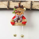 Christmas Cartoon Pendant Checked Cloth Bell Pendant Kids Gift (Elk)