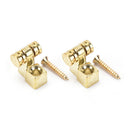 2Pcs Roller String Retainers Mounting Tree Guide for Electric Guitar goldB ES