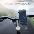 Pull Button Bike Phone Holder Silicone Adjustable Bicycle Handlebar Bracket A