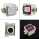 Digital Lcd K24 Flow Meter Turbine Fuel Flow Tester For Chemicals Water Sea