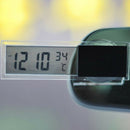 Auto Car 2 in 1 Digital LCD Clock Thermometer with Suction Cup