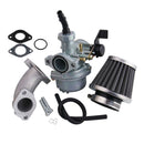 PZ22 Carburetor Assembly 22mm Carb for 110cc 125cc ATV Dirt Bike with Air Filter