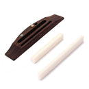 Ukulele Rosewood Bridge, Bone Saddle Nut and Nut, Fretboard Points for Guitar