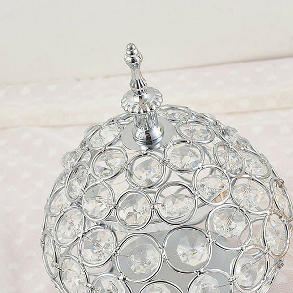 2Crystal Votive TeaLight Candle Holder Candlestick Wedding Party Home Desk Decor