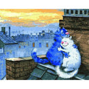 5D DIY Full Drill Diamond Painting Cat Cross Stitch Embroidery Kit (C1102)