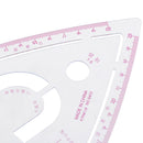 Sleeve Curve Ruler Measure Plastic for Sewing Dressmaking Tailor Drawing Tool,