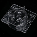 Flowers Shape Plastic Candle Mould Soap DIY Tool Craft Clay Mold Transparent