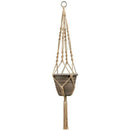 2 Pcs Macrame Plant Hanger Indoor Outdoor Hanging Planter Basket Jute Rope