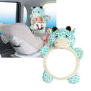 Plush Animal Cow Mirror Baby Car Seat Safety Mirror View Back Seat Rearview
