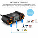 12V 24V Car Charger 80W Dual USB Car Cigarette Lighter Adapter 2 Socket Spl