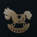 Wood Horse Cutting Die DIY Metal Stencil Scrapbook Craft Embossing Decor