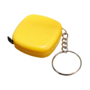 2x Small Portable Keychain Key Ring Easy Retractable Tape Measure Ruler 1m JR