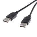 30cm USB-A Female to 2Port USB Male Y-Splitter Extension Adapter Cable