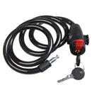 Universal Anti-Theft Bike Bicycle Lock Stainless Steel Cable Coil For Castl V4P1