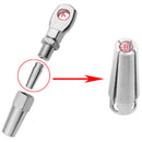 2Pcs Marine Grade 316 Stainless Steel Swageless Eye Terminal Wire Cable Rop