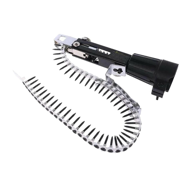1 Set Nail Gun Adapter Automatic Screw Spike Chain Drill Woodworking Tool