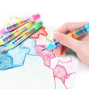 Children Painting Toys 20 Color Wax Crayon Funny Pastel Kid Pen Random Colo Hn