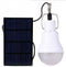 Solar Panel Powered Led Bulb Light Portable Outdoor Camping Tent Energy Lam