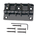 4 String Electric Guitar Saddles Bridge Tailpiece with Screws Wrench Set Bass