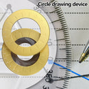 Adjustable Circle Drawing Ruler Tool Measuring Drawing Circular Compass A