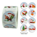 500pcs Cartoon Christmas Tree Holiday Stickers Seals Gift Scrapbooking 01
