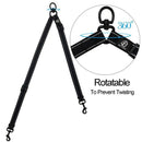 Nylon Dog Leash Coupler No Tangle Double Dog Dual Adjustable Splitter Lead  S5C3