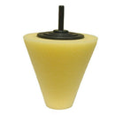Car Wheel Hub Polish Buffing Shank Polishing Sponge Cone Metal Foam Pad for