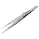 165Mm Precision Adjustable Slide Lock Tweezers For Jewelry Electronic Compo
