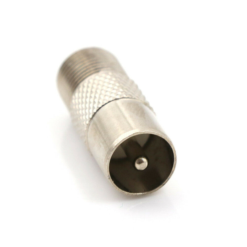 5Pcs RF Coax F Female to PAL 9.5 Male Connector TV Antenna ConnectorXP