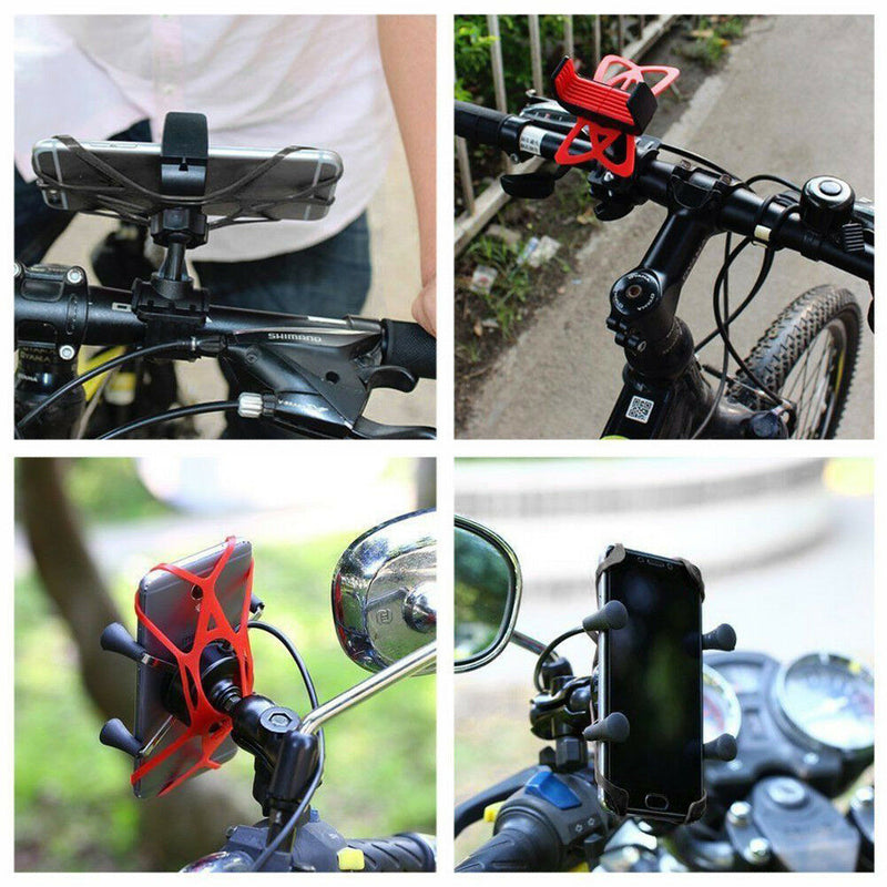 Security Rubber Bands Replacement Silicone Straps for bike PhoneLJ