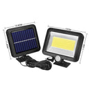 100LED Solar Power PIR Motion Sensor Outdoor Garden Lamp Induction Wall Light