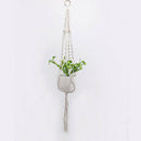 2pcs Pot Holder Macrame Plant  Hanging Planter Basket Jute Braided Rope Craf@