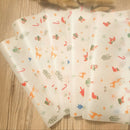 50pcs Christmas Gift Food Waxed Paper Waterproof Pastry Candy Wrapping DIY
