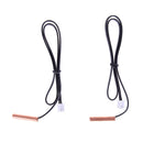 2Pcs 30cm ntc thermistor temperature sensor probe wire 10k 1% 3950 cable LJ