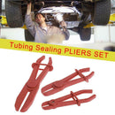3pcs Hose Clamp Tools Set Coolant Fuel Pipe Brake Fluid Flexi Hoses Red
