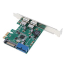 PCI-E to USB3.0 expansion Card 2 Ports USB 3.0 PCIe Adapter NEC Chipset