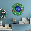 Round Xmas Clock DIY Diamond Painting Special Shape Full Drills Home Decor