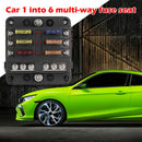 6 Way Fuse Box Standard Blade Fuse Holder with Negative Bus for Car Boat A