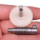 Metal worm wheel reduction gear set plastic gear reducer kit for diy accessory