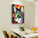Cat 5D DIY Full Round Diamond Painting Animal Rhinestones Drawings (B2426)