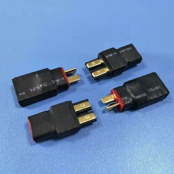 Wireless Female / Male TRX to T Plug Dean-Type Connector Battery Adapter forA7T1