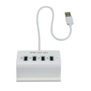 2 in 1 USB3.0 4 OTG HUB+Dock Splitter Adapter for Smart Phone and Computer