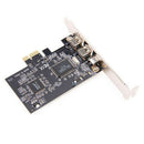 Expansion Card For PCI-E 3 Port Firewire 1394A For Desktop PC And DV Connection
