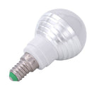 1X E14 3W RGB LED 16 Color Changing Lamp Light Bulb + IR Remote Control