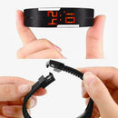 Kid Boy Girl Sport Digital Wristwatch LED Electronic Bracelet Watch (Black)