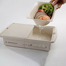 3 In 1 Multi-Function Food Tray Sink Drain Basket Cutting Board Filter Chop