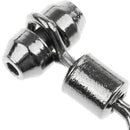 10pcs Fishing Swivels Cross-line Swivels Line Lures Connector Rig Rings S